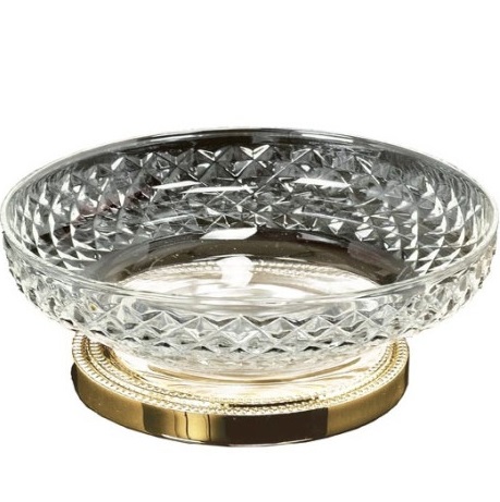 Мыльница настольная Boheme Murano Cristal 10205 (золотой)