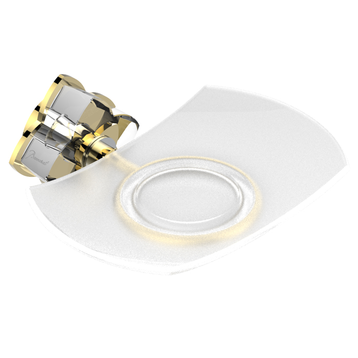Мыльница подвесная THG Petale de cristal clair U6A-F01-500 (золотой)