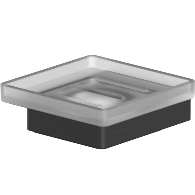 Мыльница подвесная Whitecross Cubo CU2420BL (черный матовый)