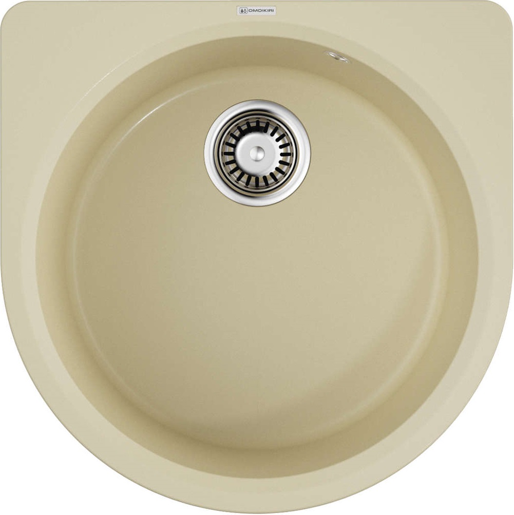Мойка кухонная Omoikiri Akegata-51-BE 4993752 51x51 (ваниль)