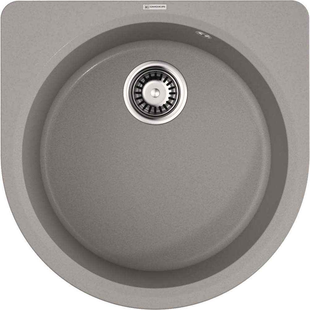Мойка кухонная Omoikiri Akegata 51-GR 4993756 51x51 (leningrad grey)