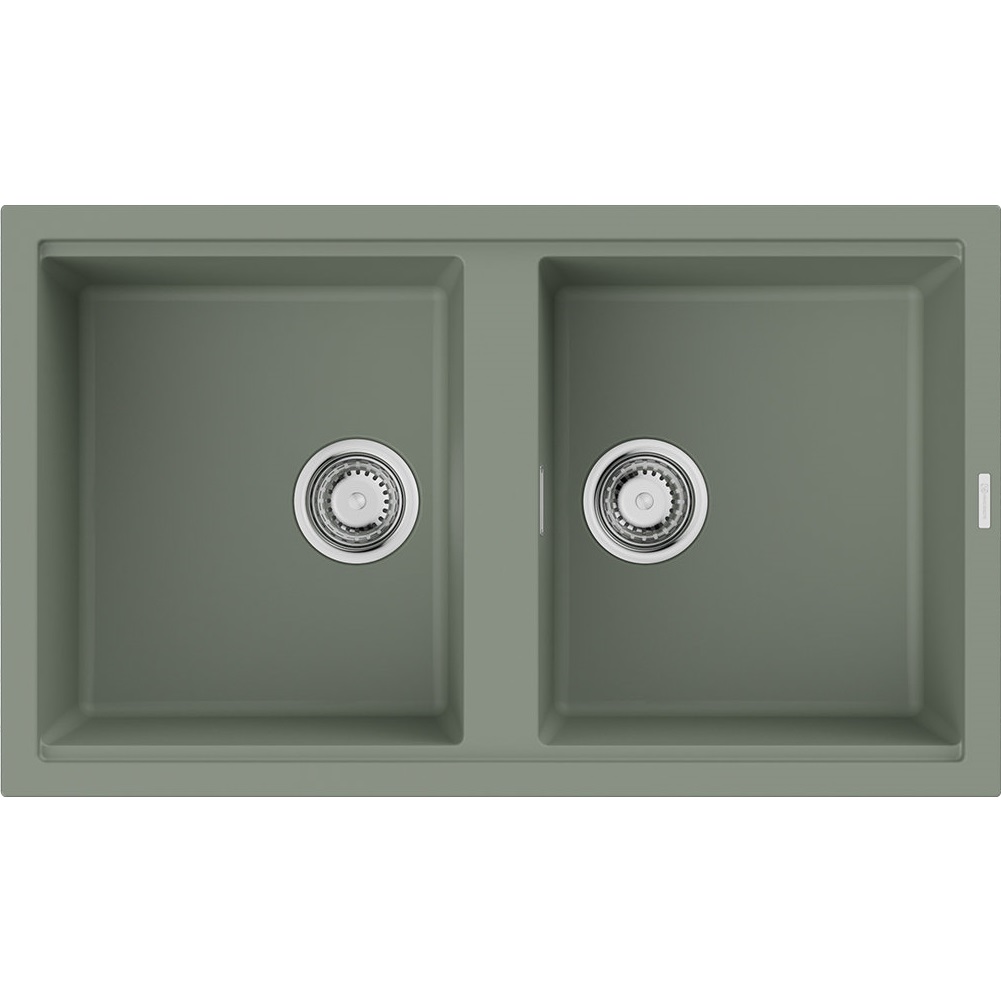 Мойка кухонная Omoikiri Kitagawa 86-2-WG 4993731 86x51 (wind green) 