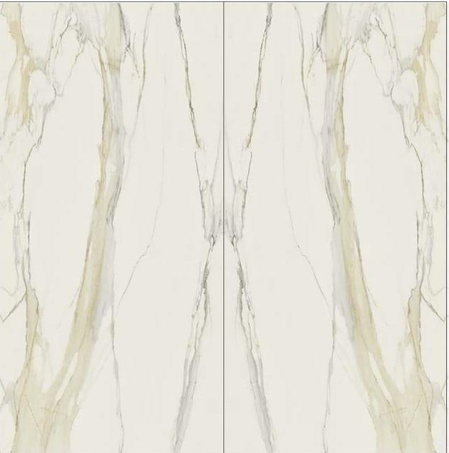 Керамогранит Rex Ceramiche I Classici Calacatta Gold Open Book A+B 9000176 320x320