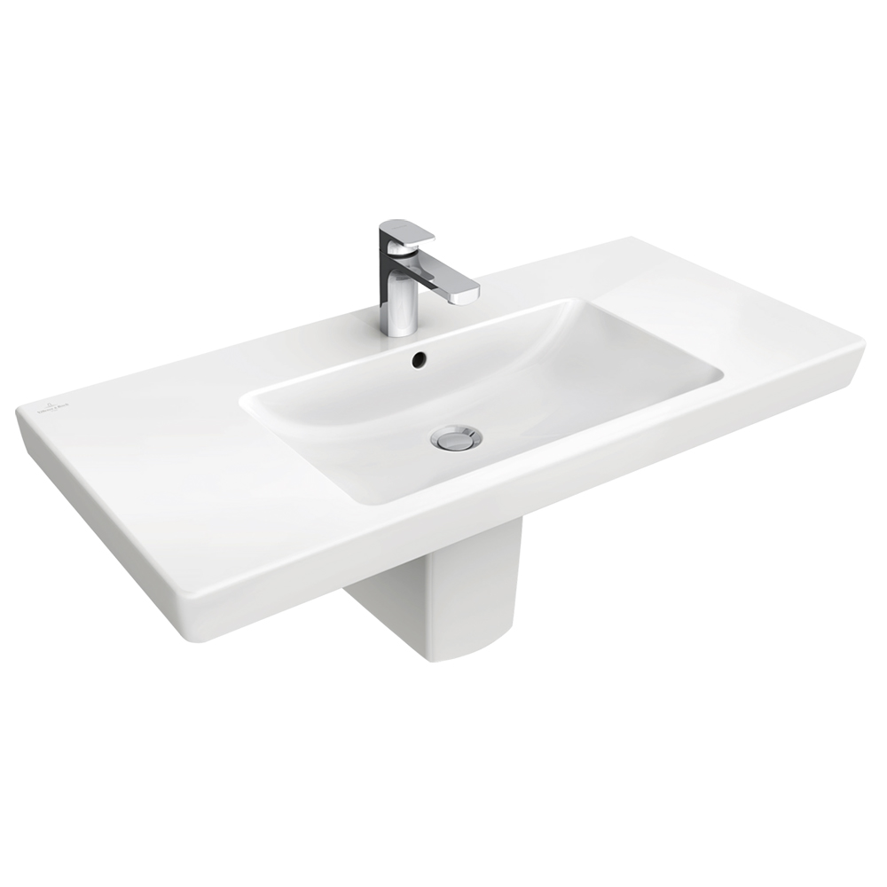 Pаковина подвесная Villeroy & Boch Subway 2.0 7175A001 100х48 с переливом (альпийский белый)