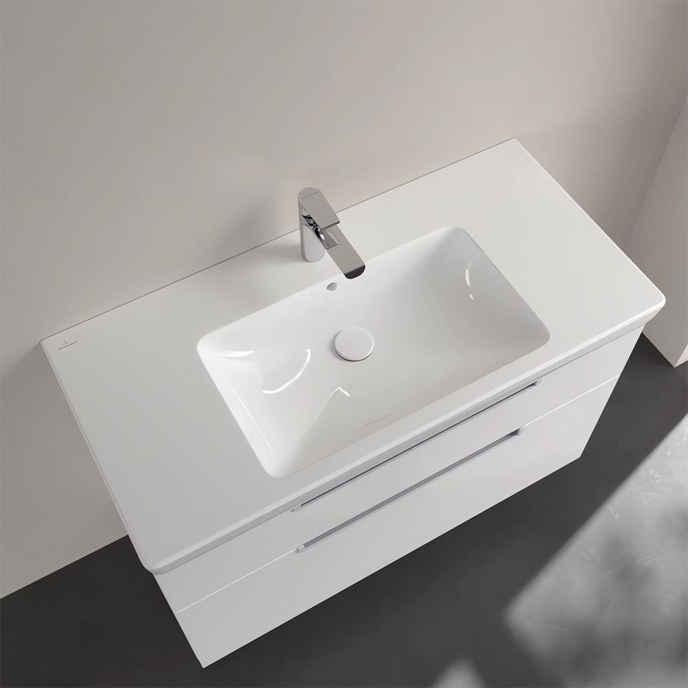 Pаковина подвесная Villeroy & Boch Subway 2.0 7175A001 100х48 с переливом (альпийский белый)