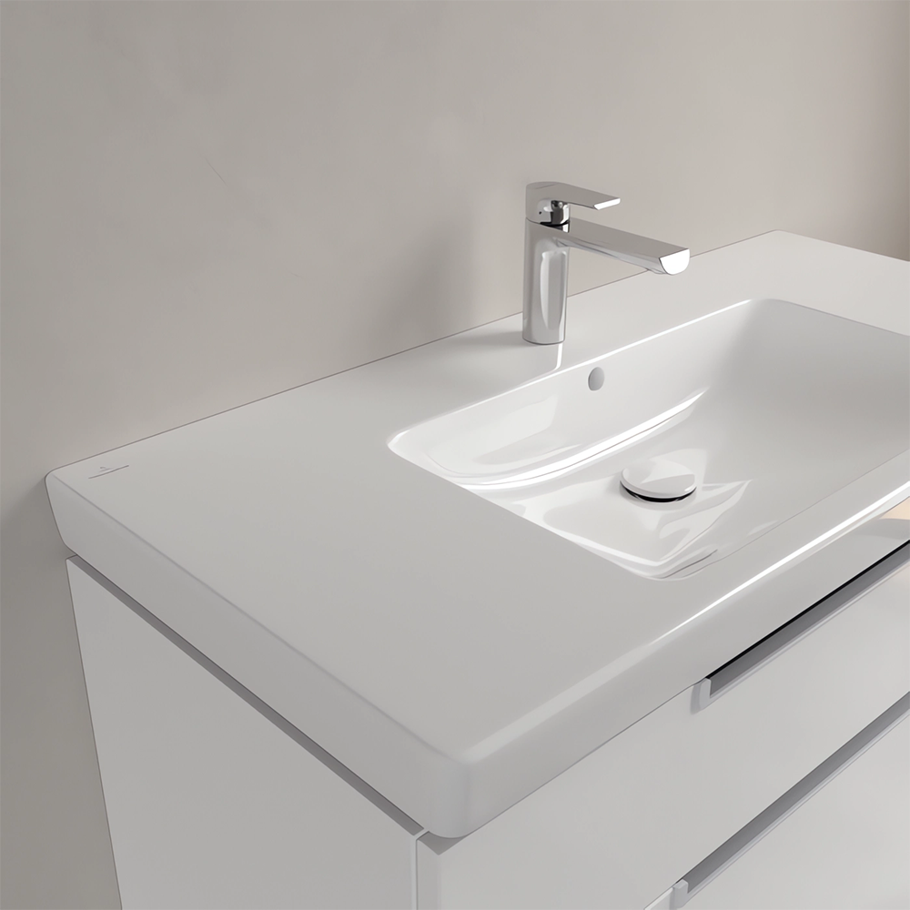 Pаковина подвесная Villeroy & Boch Subway 2.0 7175A001 100х48 с переливом (альпийский белый)