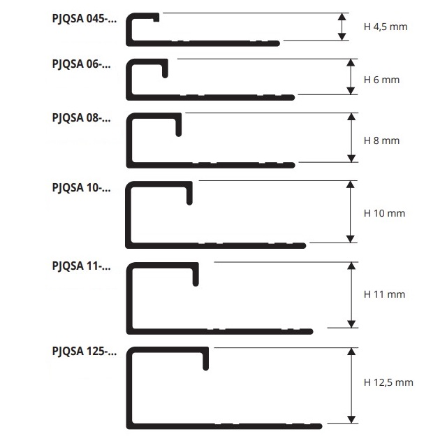 Профиль Progress Profiles Projolly Square PJQSA 06-SL13 2.7 м. (камень oyster grey)