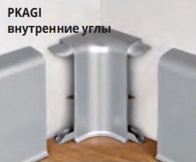 Внутренний угол Progress Profiles Proskirting PKAGI 40 (серебро)