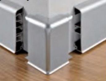 Наружный угол Progress Profiles Proskirting PKAGE 40 (серебро)