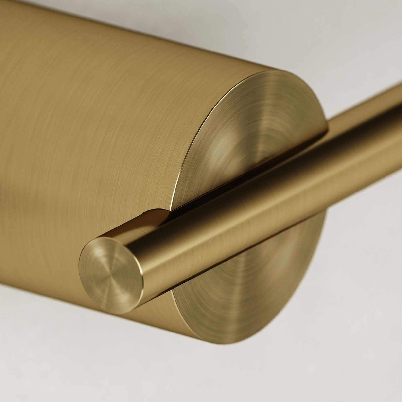 Полка для хранения Tezza Art 40 см (античная латунь)