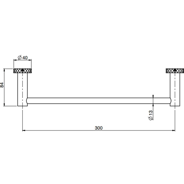 Полотенцедержатель 30см. Fima Carlo Frattini Accessori F6000T/30VCR (хром)
