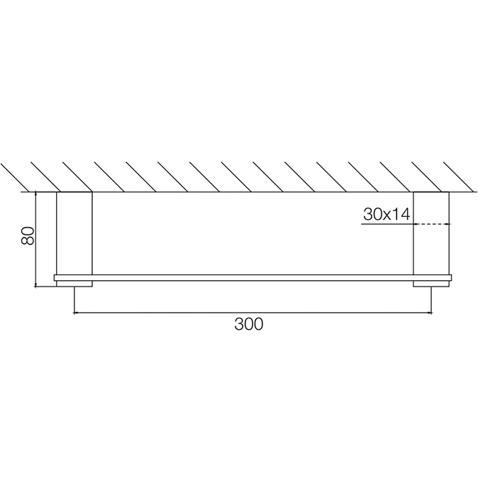 Полотенцедержатель 30см. Fima Carlo Frattini Accessori F6020/30OR (золотой)