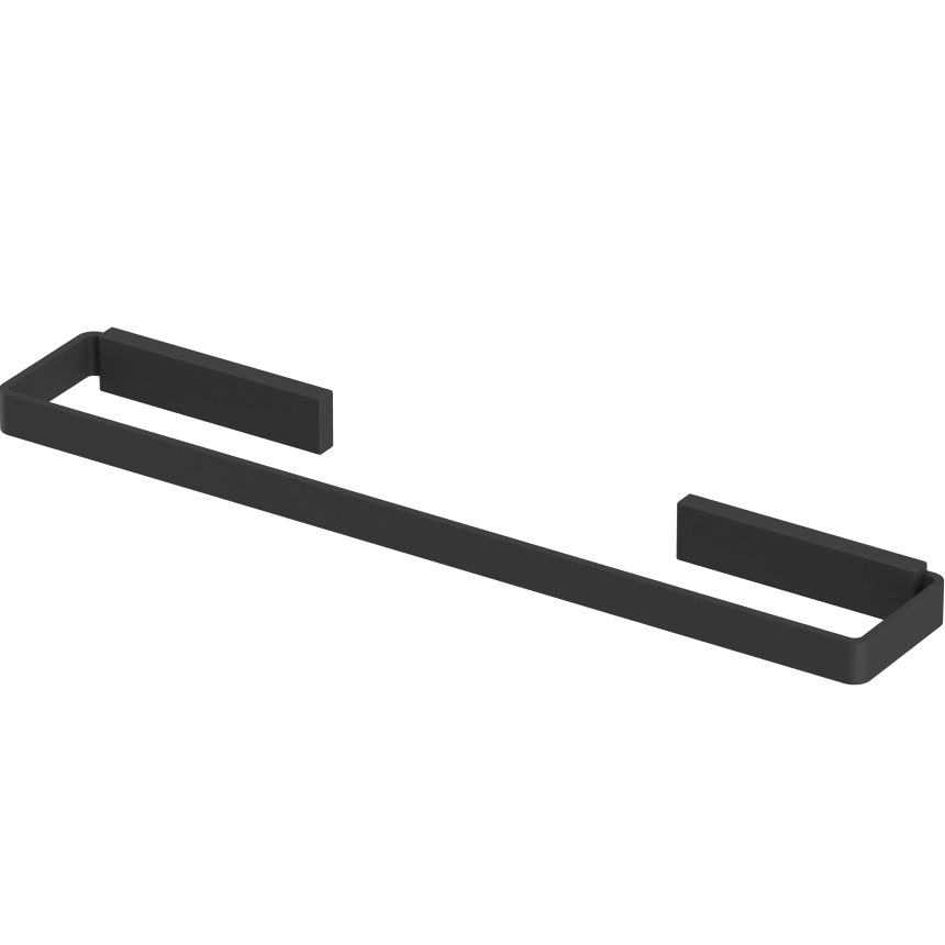 Полотенцедержатель 45см., Whitecross Cubo CU2450BL (черный матовый)