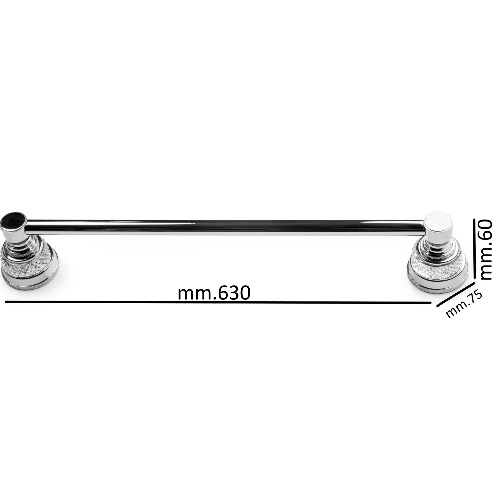 Полотенцедержатель Boheme Aura 10242-G 63см (золотой)