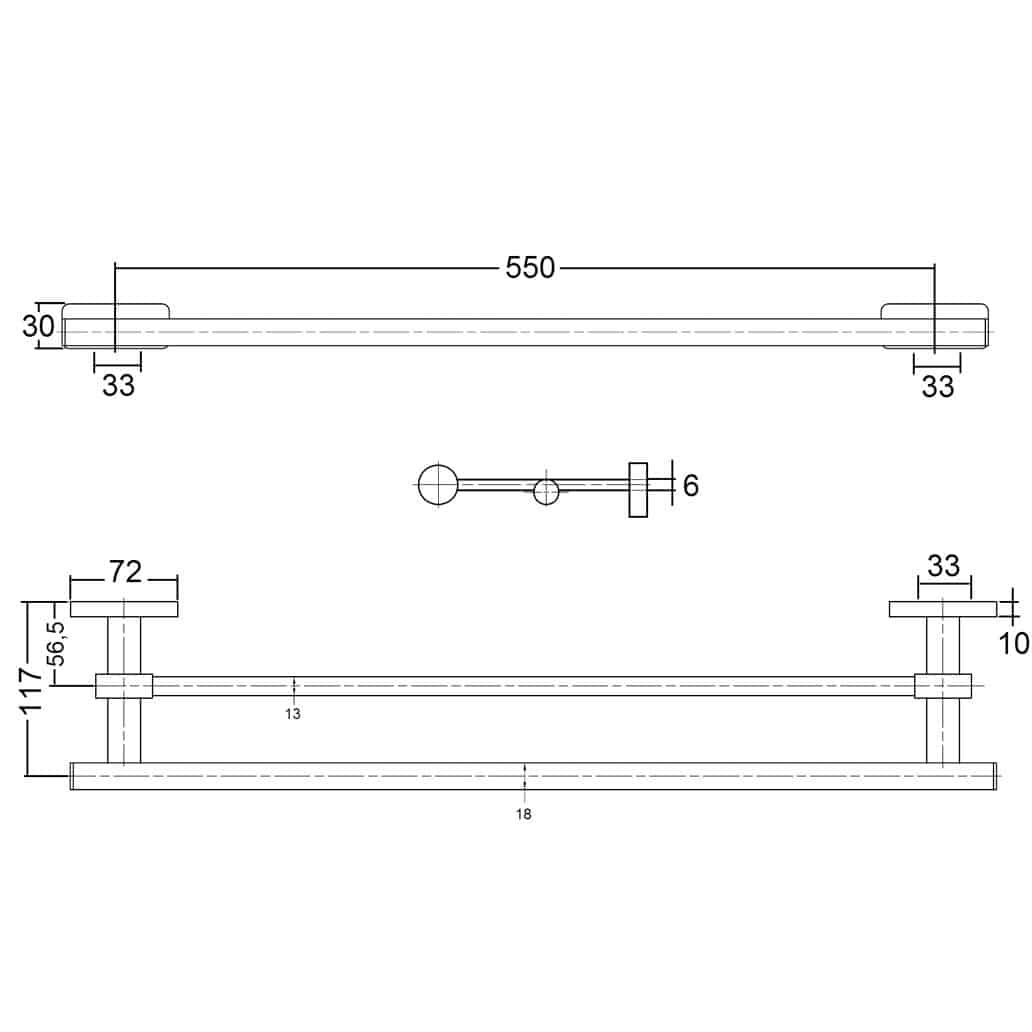 Полотенцедержатель Kludi A-Xes - 4898805
