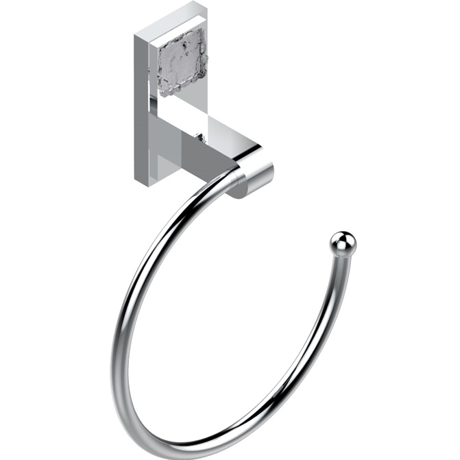 Полотенцедержатель кольцо 18 см. THG Masque de Femme Lunaire A2R-A02-504N (хром)