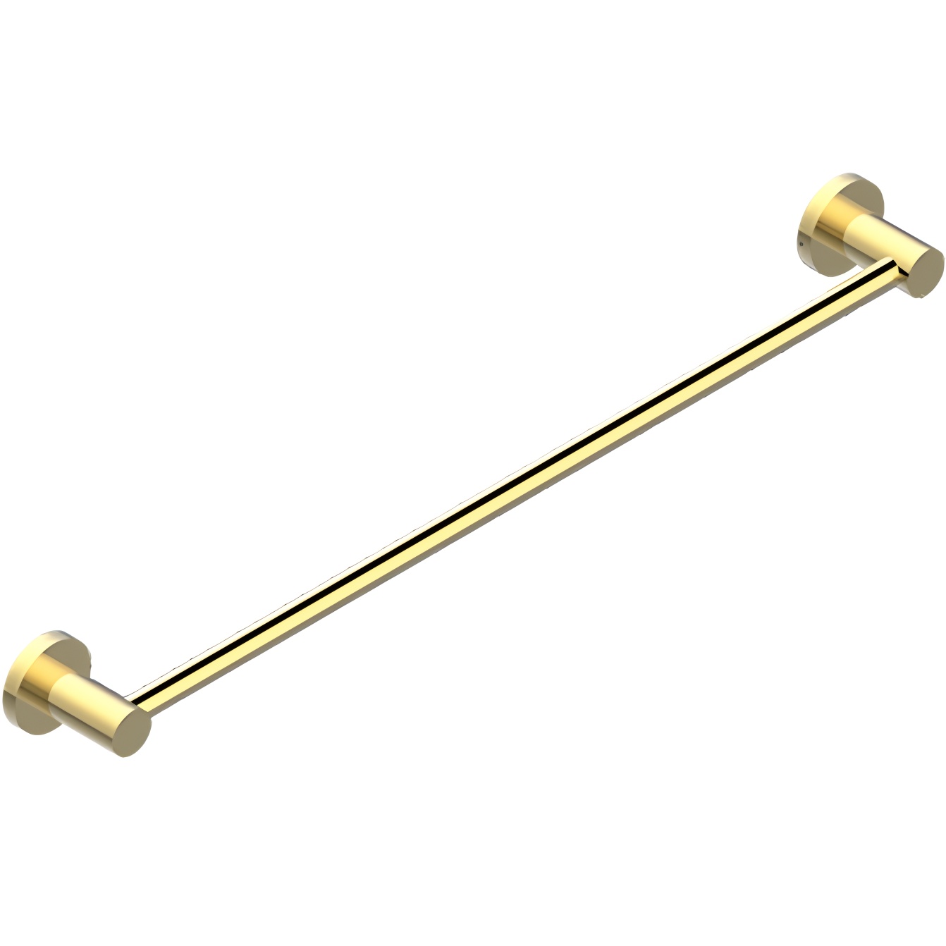 Полотенцедержатель подвесной 60 см. THG Bambou Cristal Ambre A34-F01-514/60 (золотой)