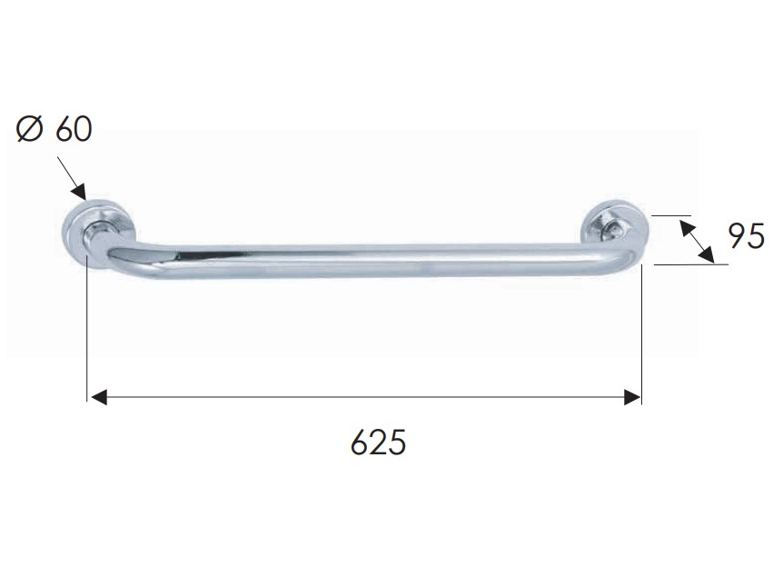 Полотенцедержатель Remer RB RB430CR (хром)