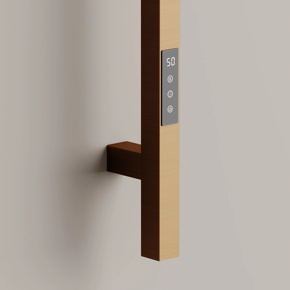 Полотенцесушитель электрический Sancos Линн (Linn) SC13002BB (брашированная бронза), I-образный