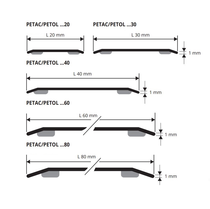 Порог Progress Profiles Proplate PETAСS 409AS 0.93 м (нерж. сталь), самоклеящийся