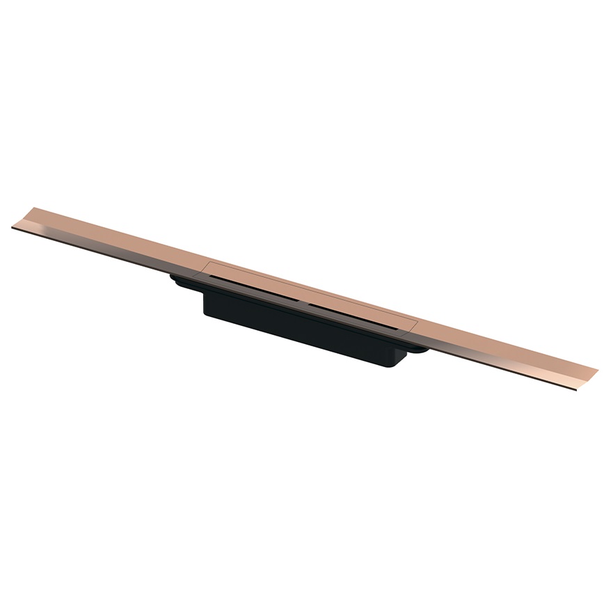 Профиль для душа Tece TECEdrainprofile PVD Polished Red Gold 670813 (глянец, красное золото) 80 см.