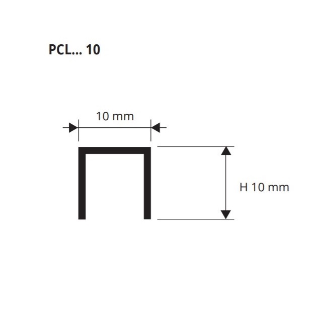 Профиль Progress Profiles Procanal PCLOS 10 2.7 м. (латунь сатинированная)