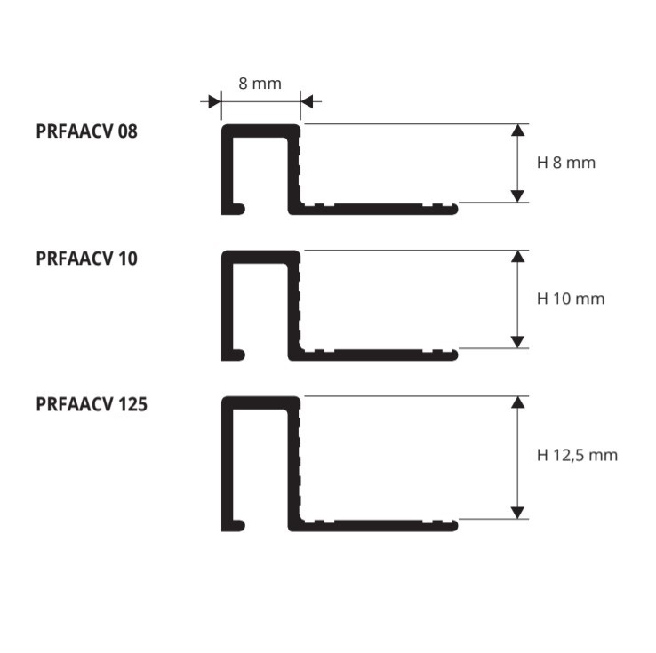 Профиль Progress Profiles Profinal Curve PRFAACV 10 2.7 м. (серебро), гибкий