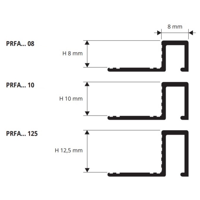 Профиль Progress Profiles Profinal PRFAA 08 2.7 м. (серебро)