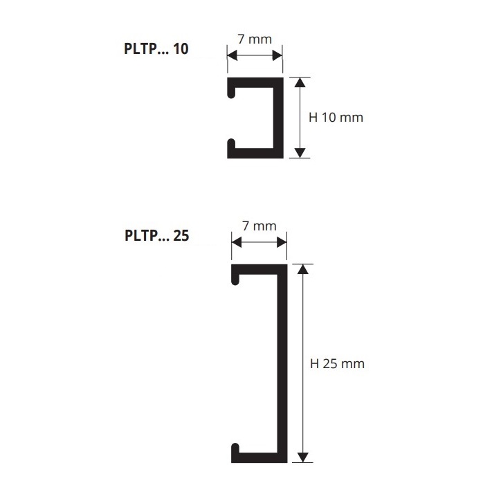 Профиль Progress Profiles Prolistel P ALL PLTPA 10-SL12 2.7 м. (камень черный)