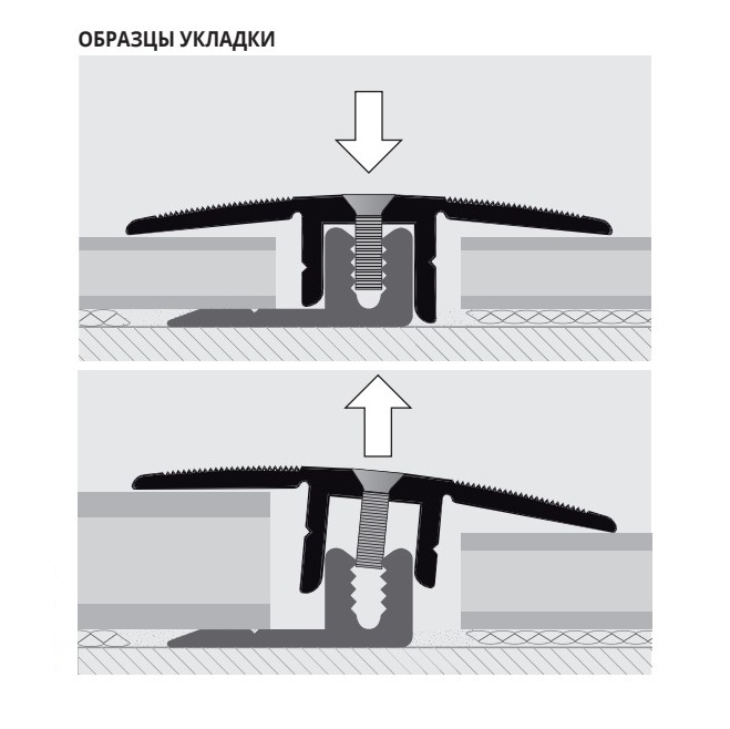 Порог Progress Profiles Proscrew 44 PSWCAA 44 2.7 м. (серебро)