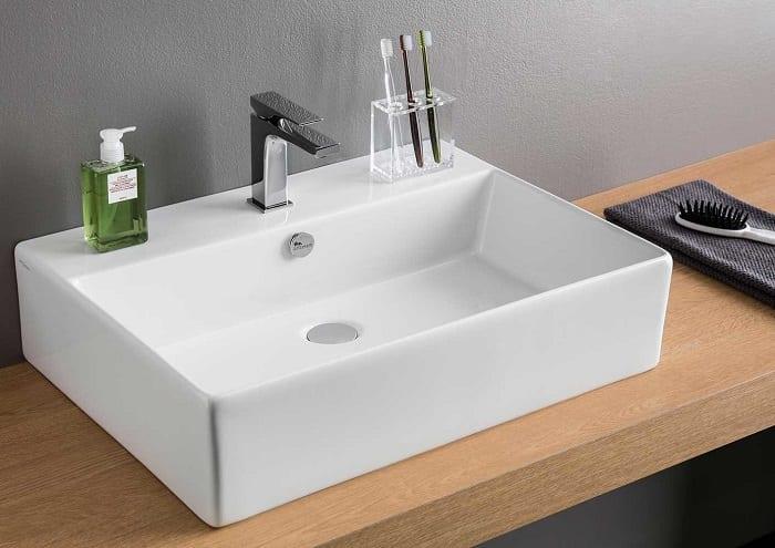 Раковина подвесная/накладная Artceram Quadro QUL003 01 00 bi 65х48