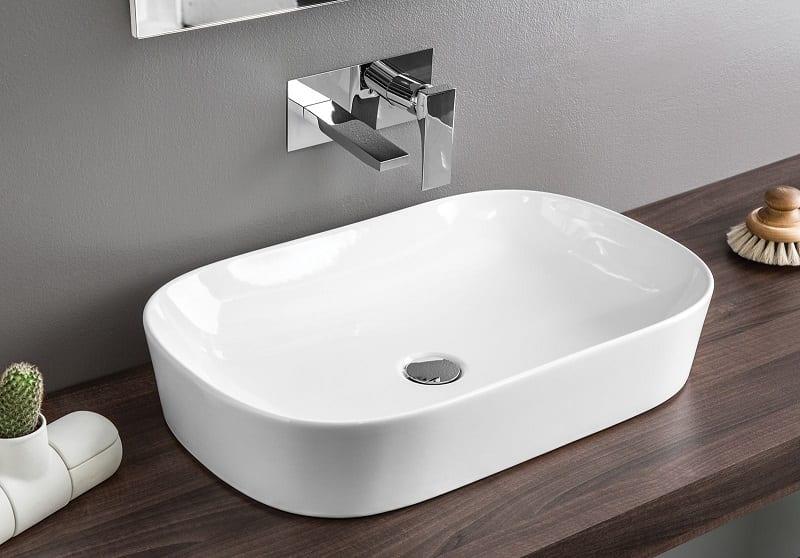 Раковина накладная Artceram Ghost GHL002 01 00 bi*0 65х42