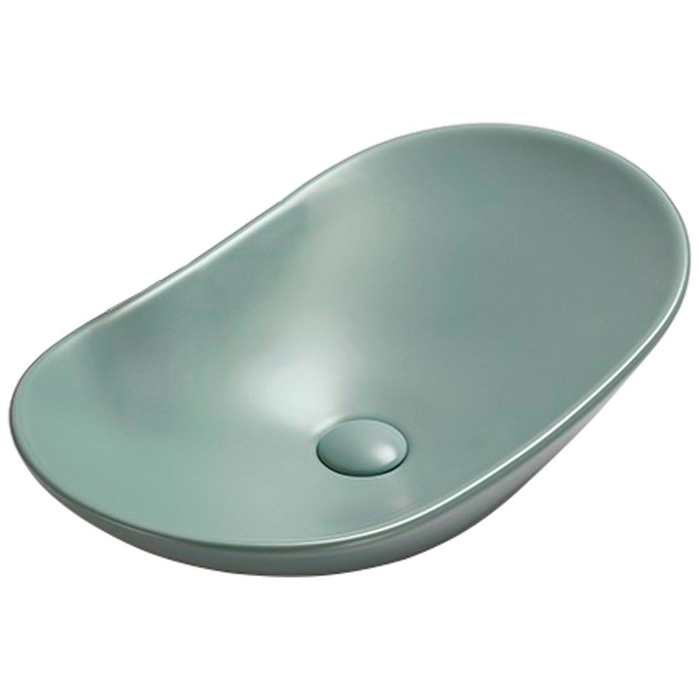 Раковина накладная CeramaLux NC 7811AMLG-6 61.5x36 (зеленый)