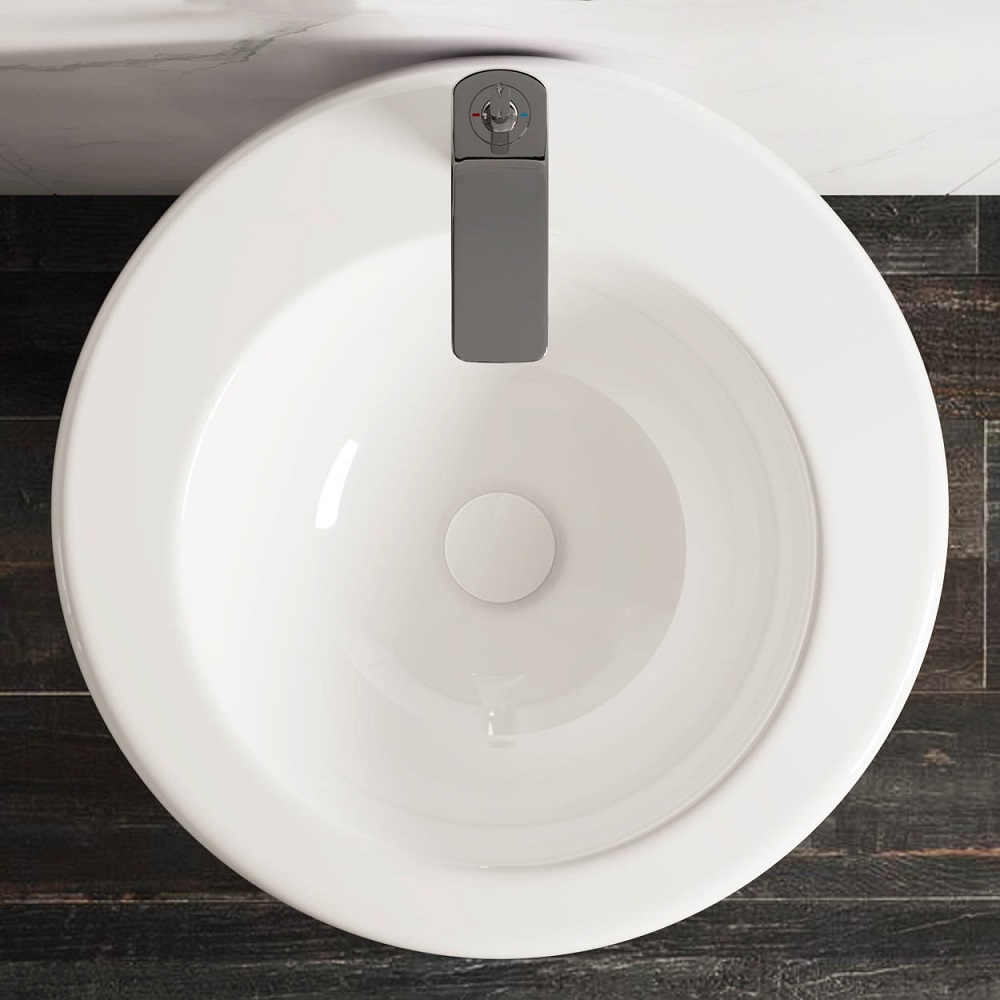 Раковина напольная Ceramica Nova Element CN1807 55x51.5 (белый), моноблок