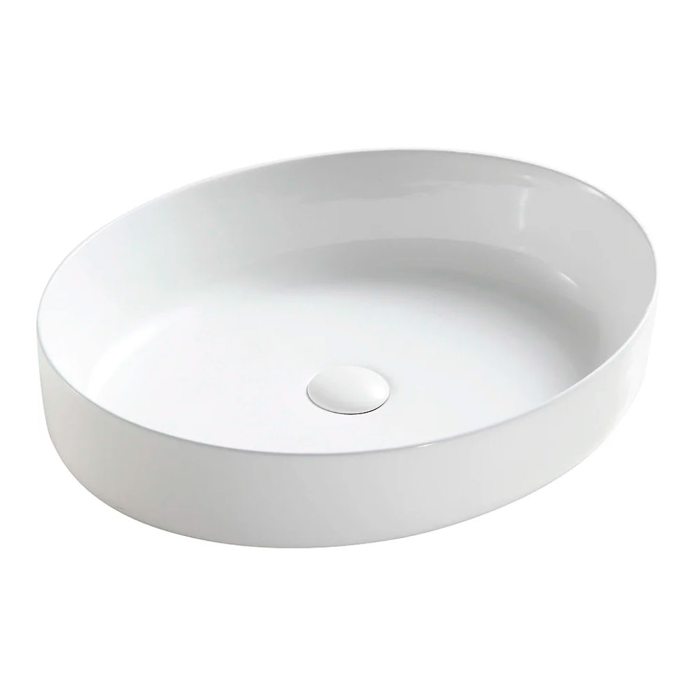 Раковина накладная Ceramica Nova Element CN5002 55x40 (белый), без донного клапана