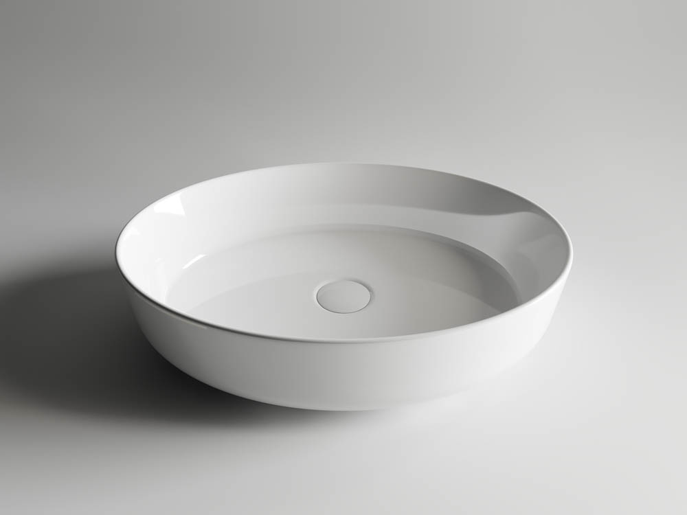 Раковина накладная Ceramica Nova Element CN5002 55x40 (белый), без донного клапана