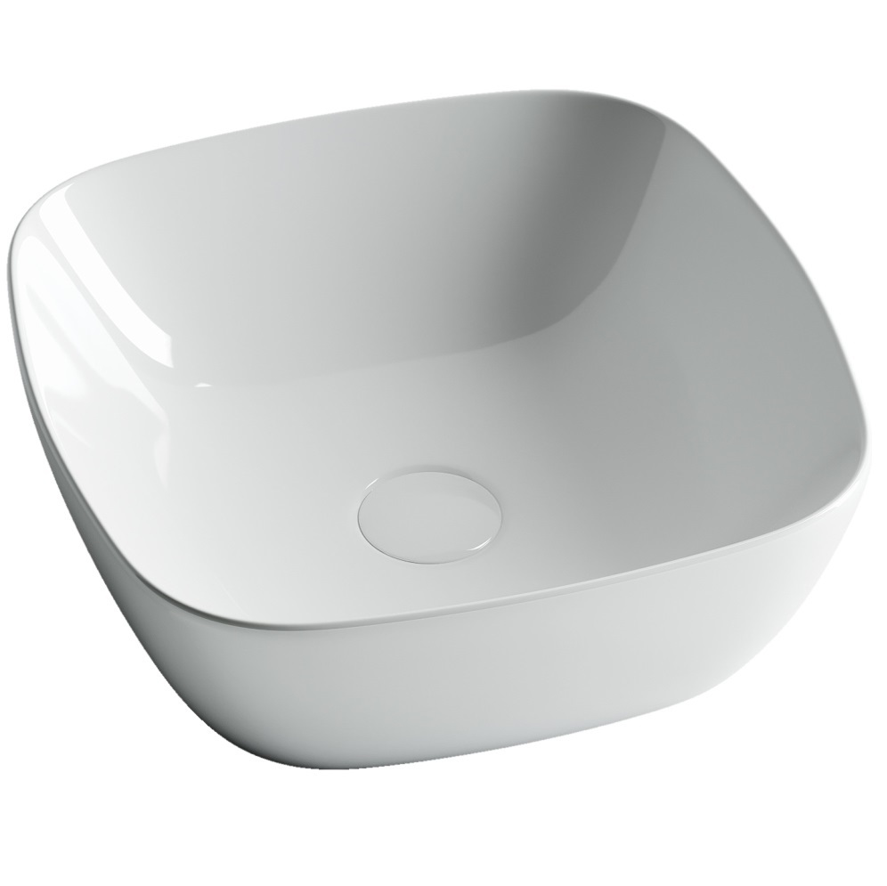 Раковина накладная Ceramica Nova Element CN5006 40x40 (белый), без донного клапана