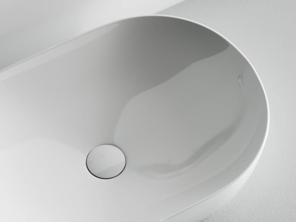Раковина накладная Ceramica Nova Element CN5009 60x41.5 (белый), без донного клапана