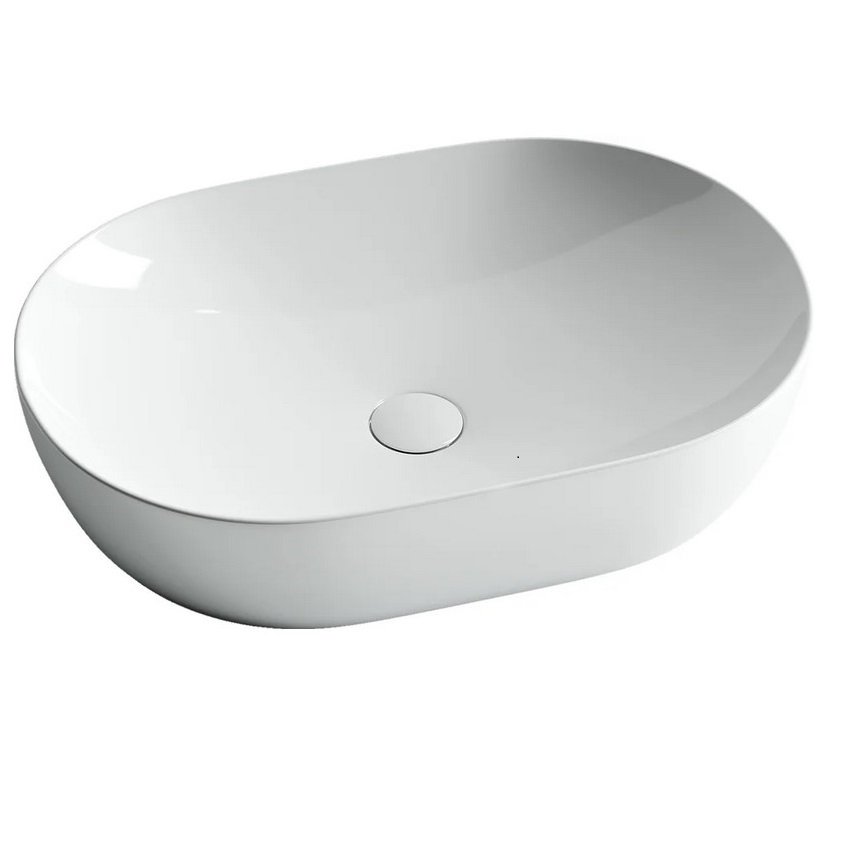 Раковина накладная Ceramica Nova Element CN5009 60x41.5 (белый), без донного клапана
