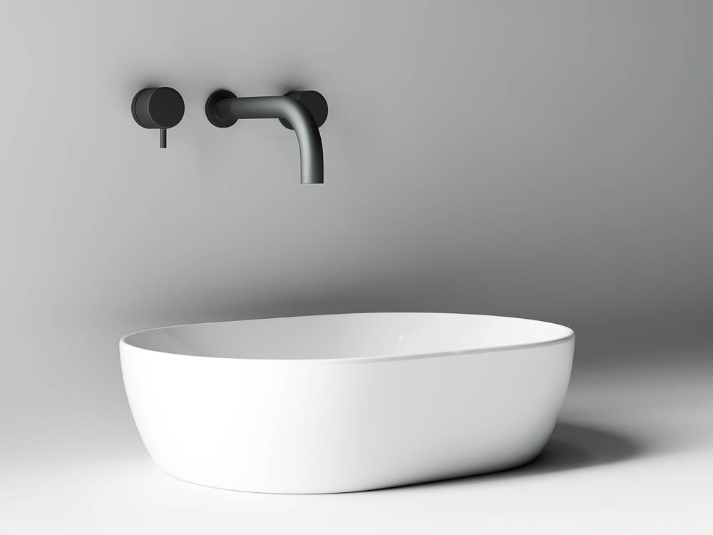 Раковина накладная Ceramica Nova Element CN5010 48x35 (белый), без донного клапана