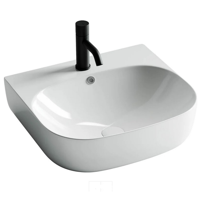 Раковина накладная Ceramica Nova Element CN5011 49x44.5 (белый), без донного клапана