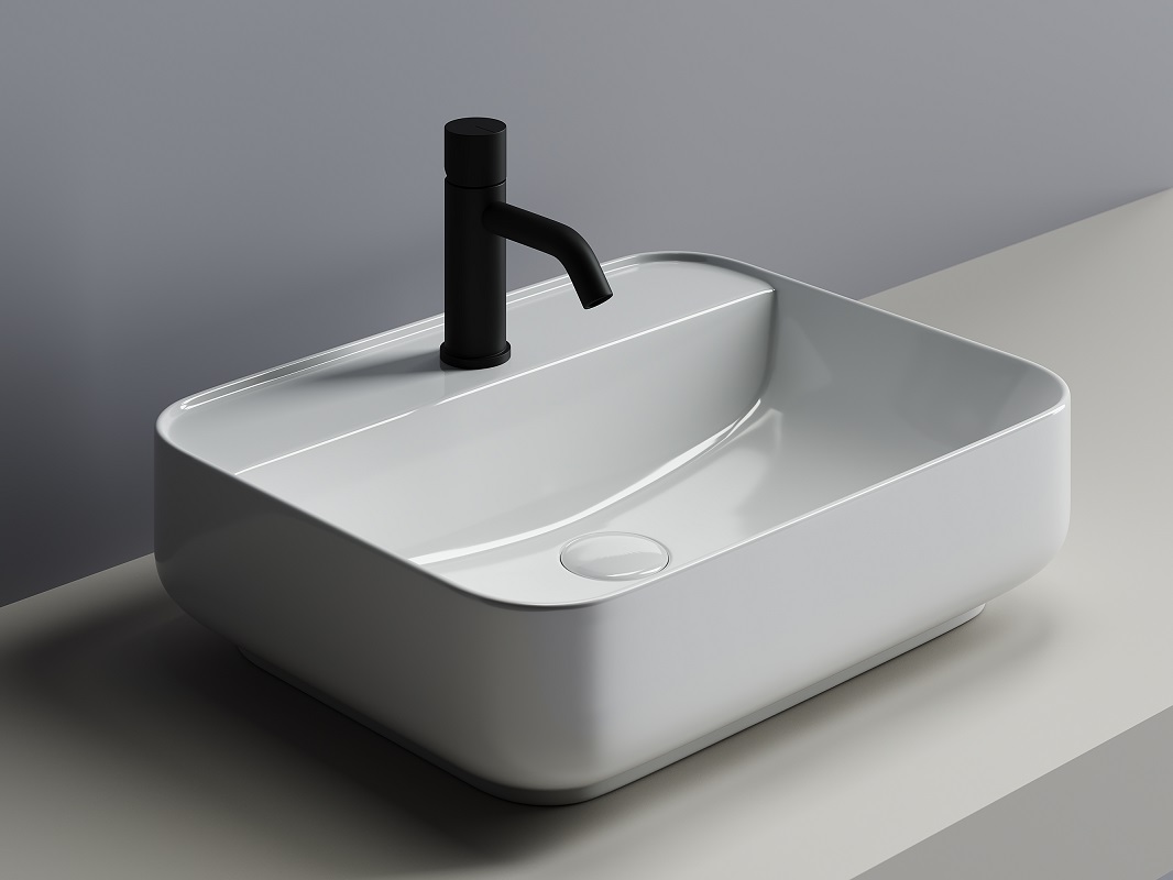 Раковина накладная Ceramica Nova Element CN5015 50x40 (белый), без донного клапана