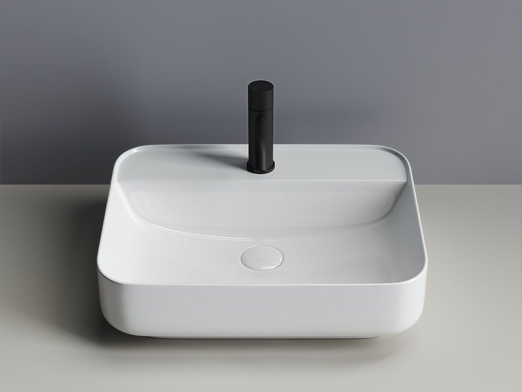 Раковина накладная Ceramica Nova Element CN5015 50x40 (белый), без донного клапана