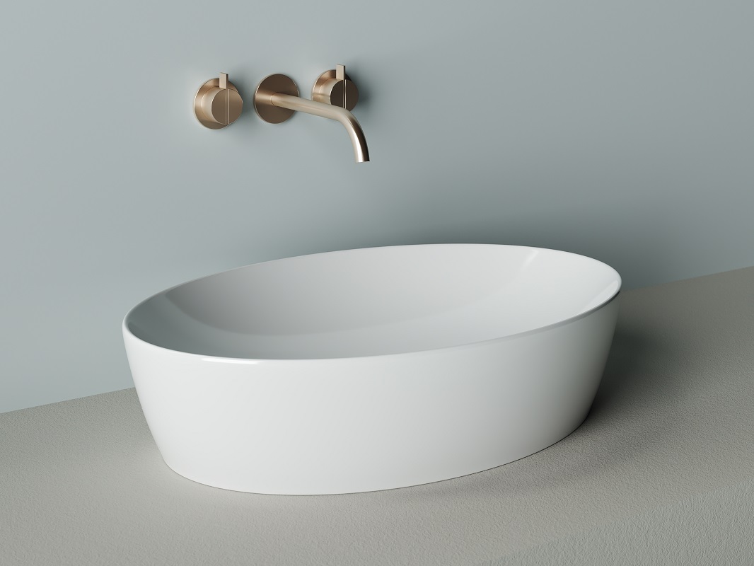 Раковина накладная Ceramica Nova Element CN5018 61x41 (белый), без донного клапана