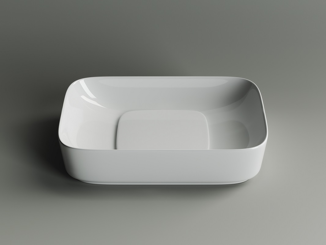 Раковина накладная Ceramica Nova Element CN5021 60x37.5 (белый), без донного клапана