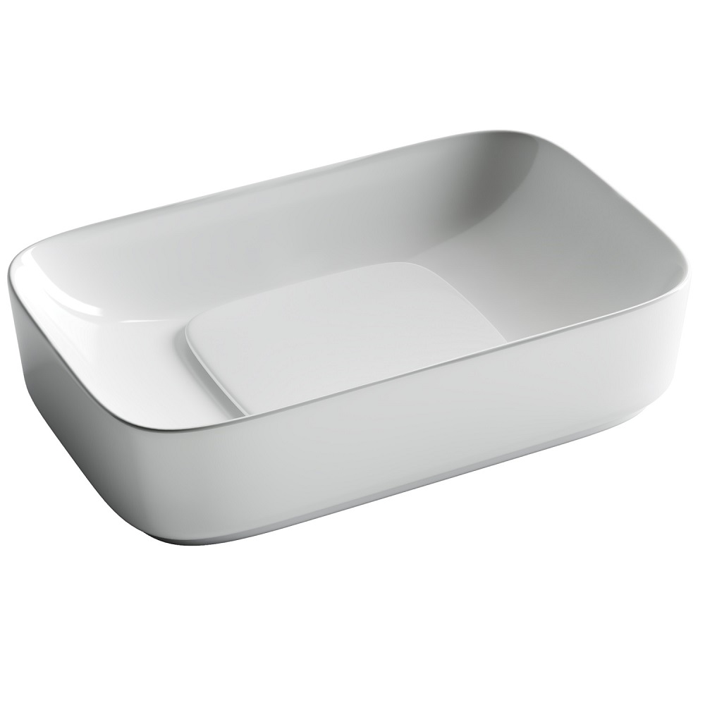 Раковина накладная Ceramica Nova Element CN5021 60x37.5 (белый), без донного клапана