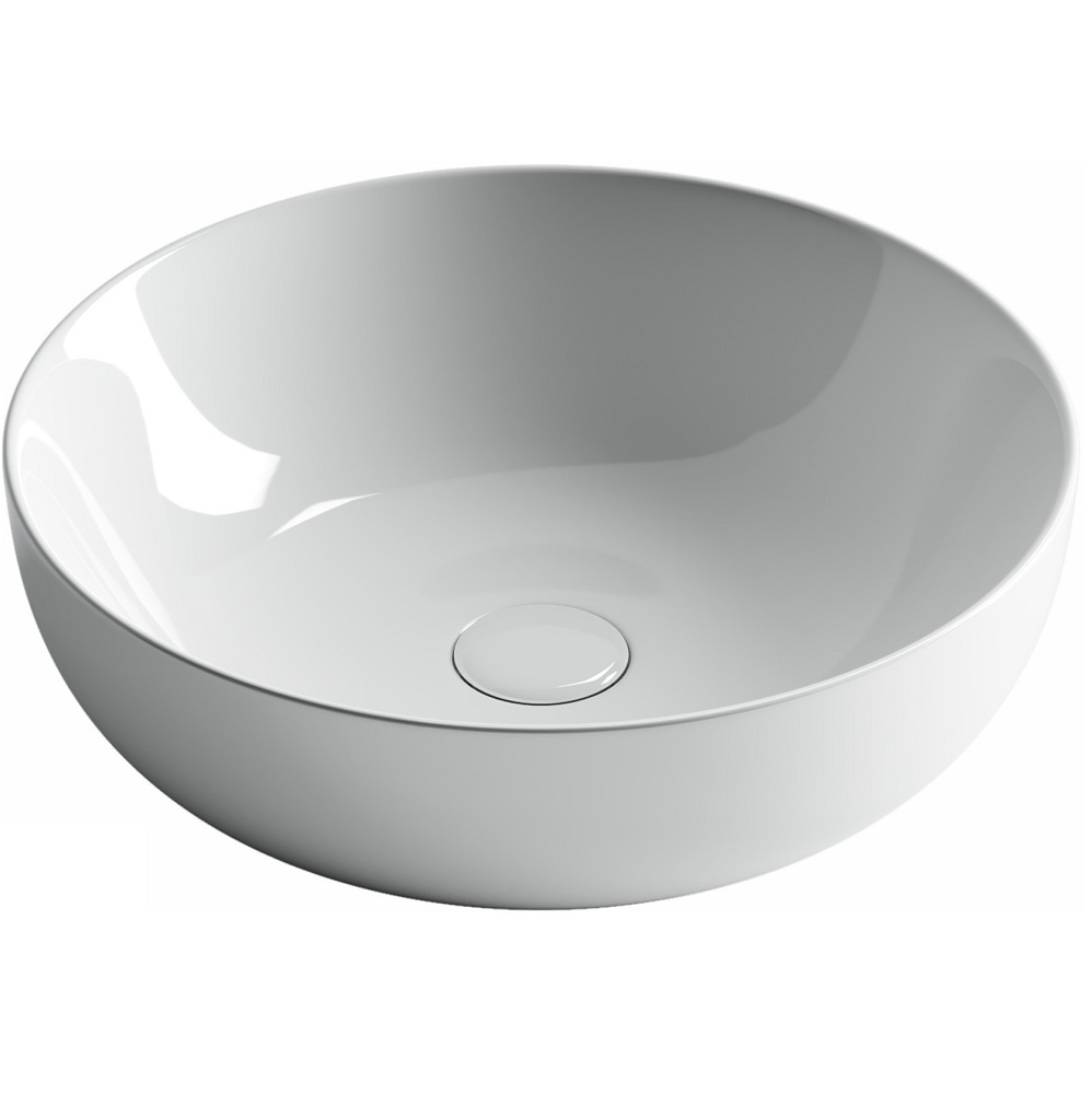 Раковина накладная Ceramica Nova Element CN5024 42x42 (белый), без донного клапана