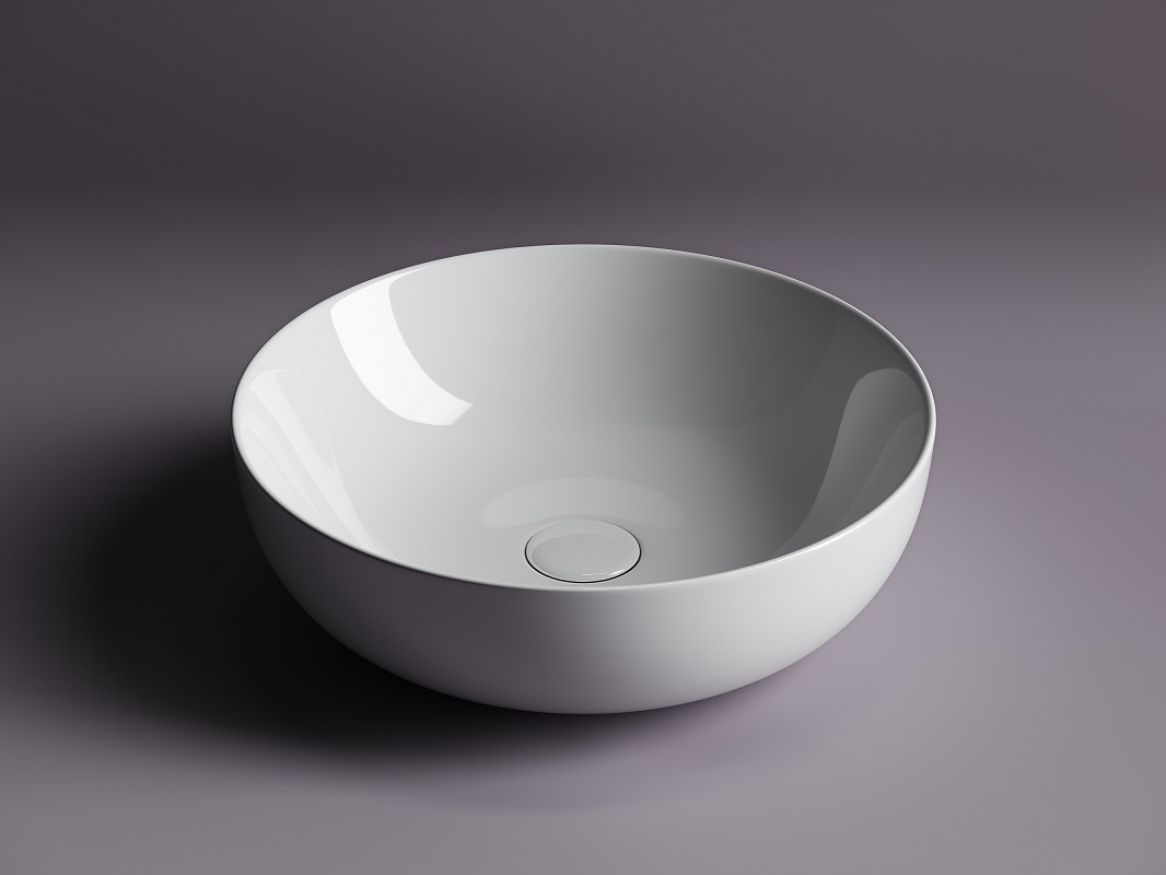 Раковина накладная Ceramica Nova Element CN5024 42x42 (белый), без донного клапана