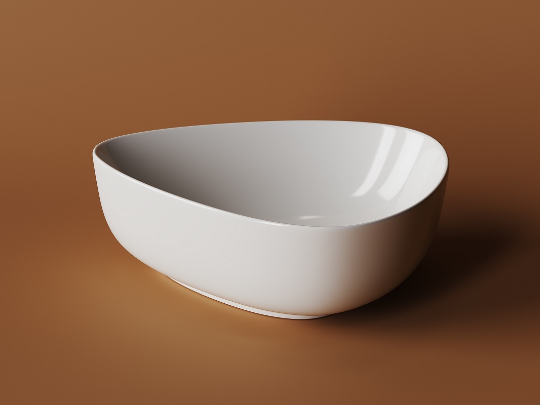 Раковина накладная Ceramica Nova Element CN5026 45.5x32 (белый), без донного клапана