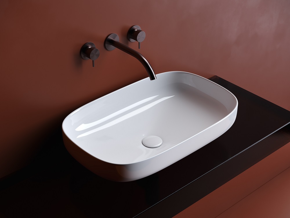 Раковина накладная Ceramica Nova Element CN5030 60x38 (белый), без донного клапана